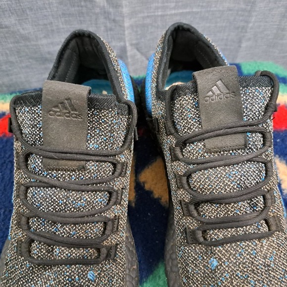 %Adidas PureBoost LTD Men Sneakers Black Blue Size 10 / A 46 main image 4